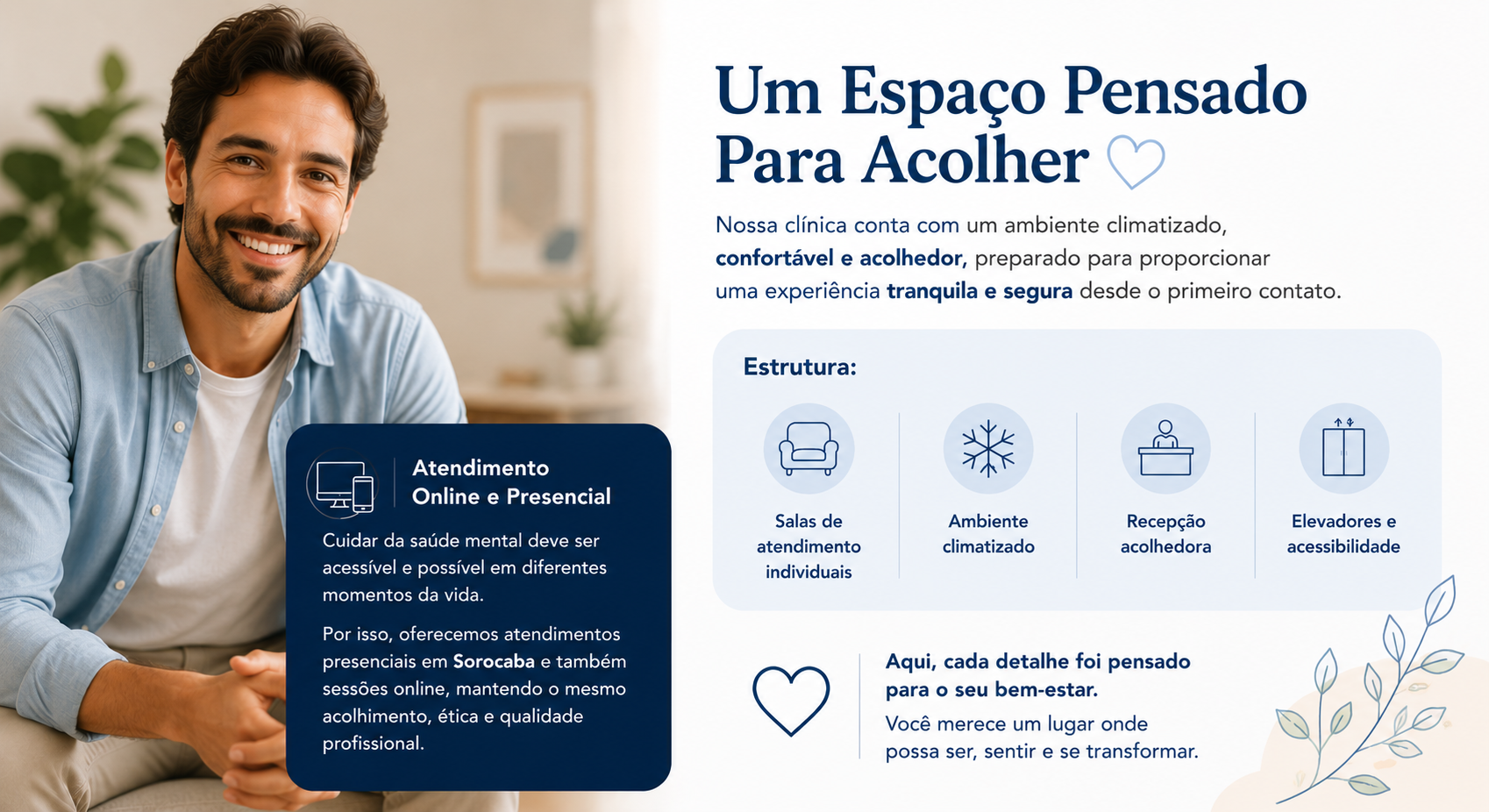 espaço acolhedor